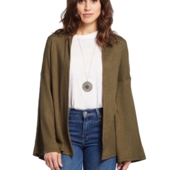 Sunday In Brooklyn Evereve Waffle Cardigan - Picture 5 of 6